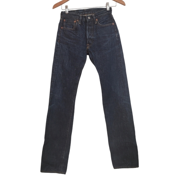 45Rpm Selvedge Straight Slim Denim Jeans Size 26 Japan NWOT Raw - Picture 1 of 9